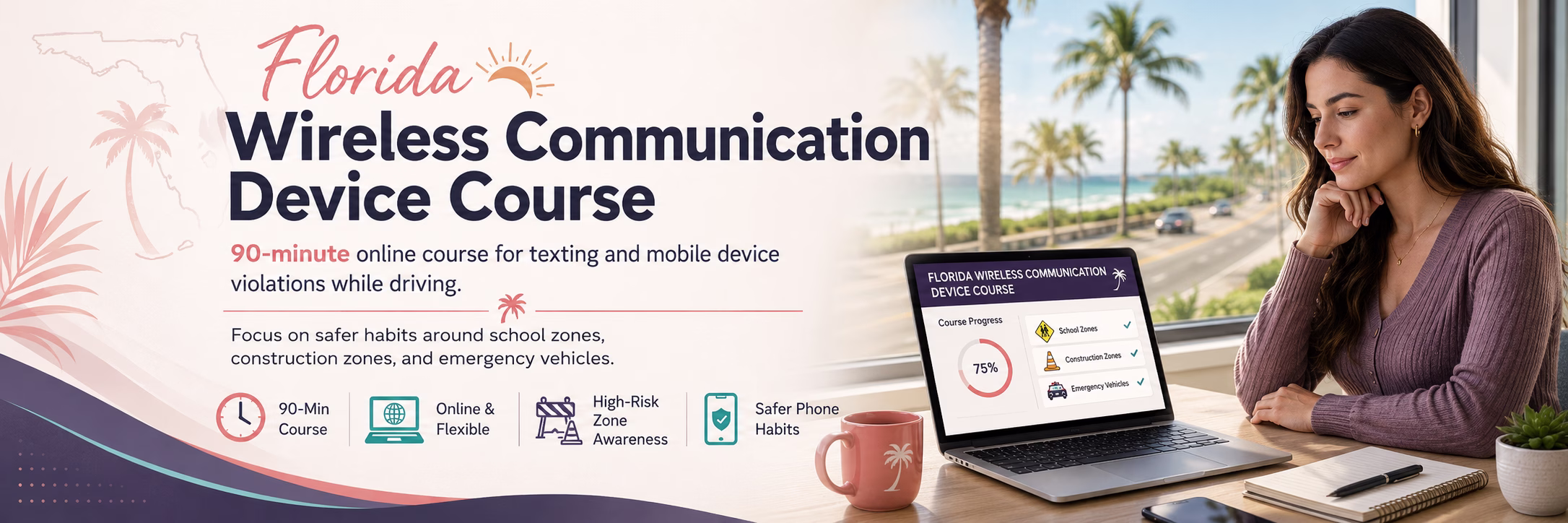 florida wireless device distracted driver course