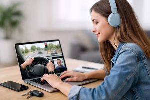 How First-Time Drivers Start Online Training