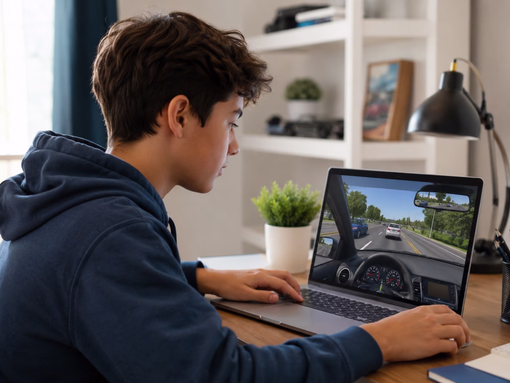 teen driver simulation learning