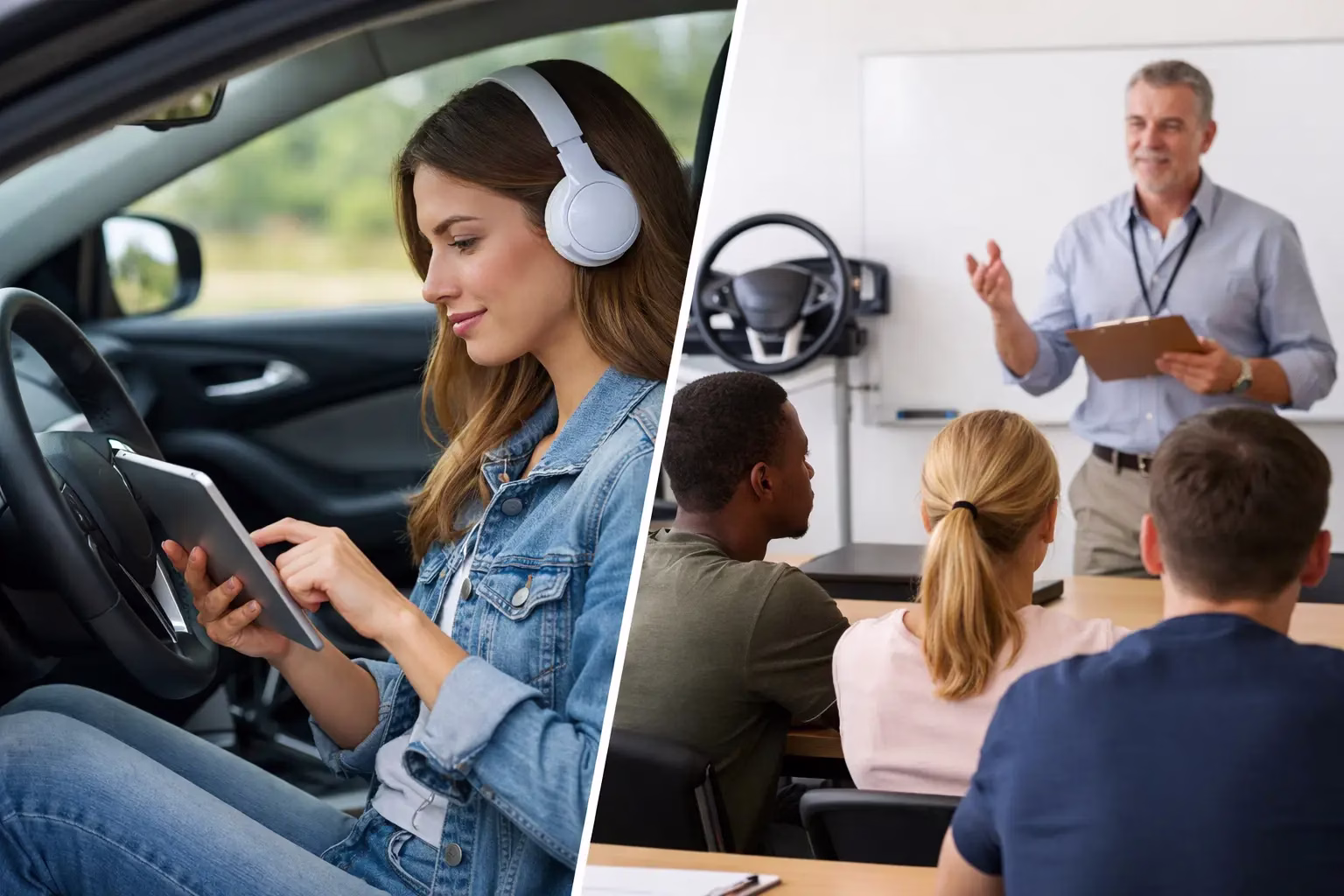 Self Paced Driving Course Compared With Classroom Training