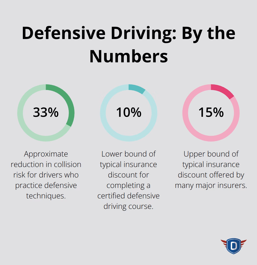 Key U.S. defensive driving statistics on risk reduction and insurance savings