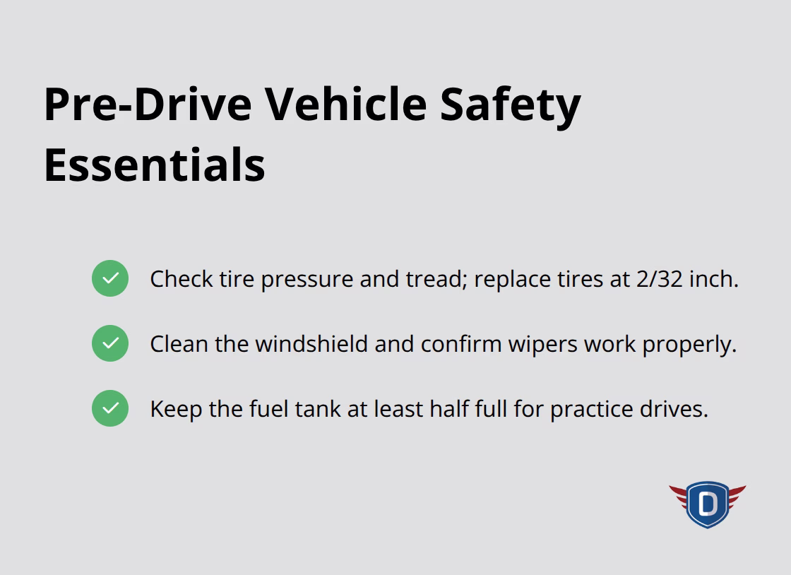 Checklist of essential pre-drive vehicle safety steps for teen drivers in the United States - driving safety for teens