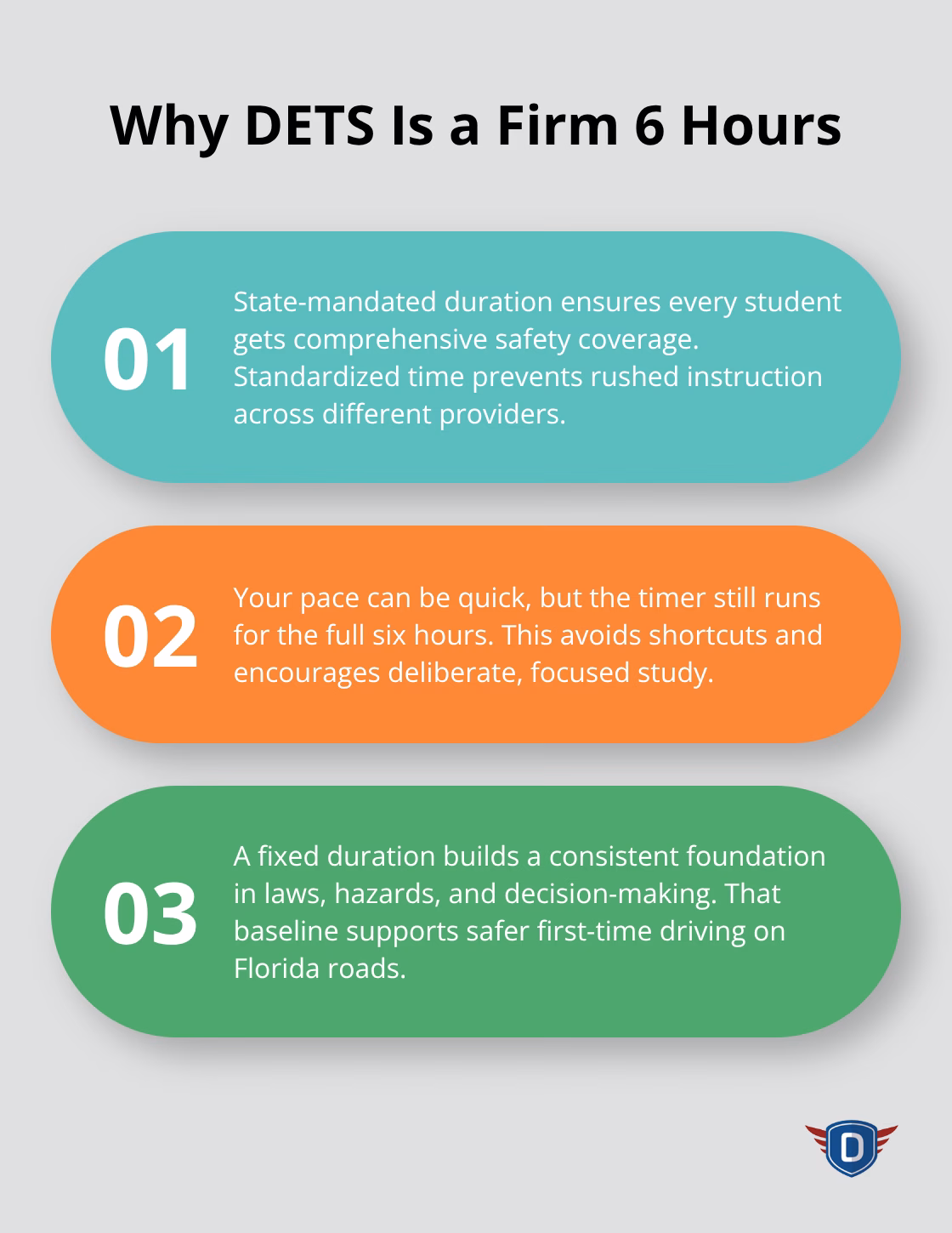 Three reasons Florida mandates a full 6-hour DETS course for teens - enrolling in a DETS course