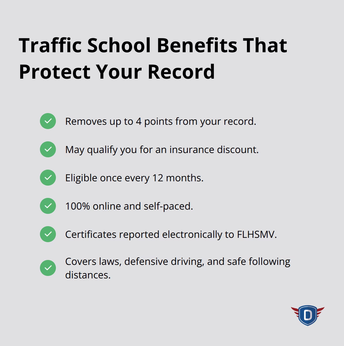Key benefits of Florida-approved traffic school programs