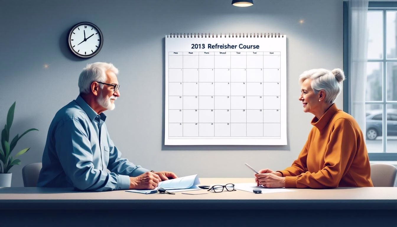 When Should Mature Drivers Take a Refresher Course Again