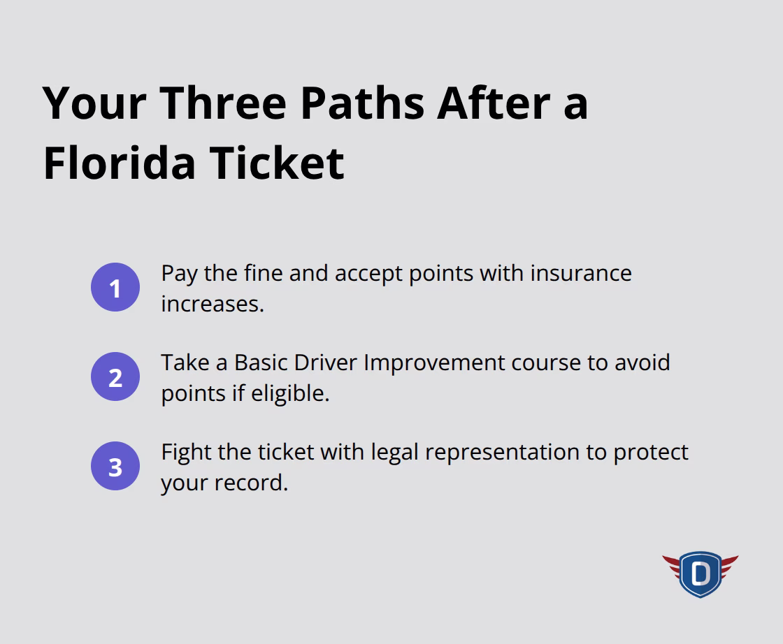 Options within your 30-day decision window - Traffic ticket defense Florida