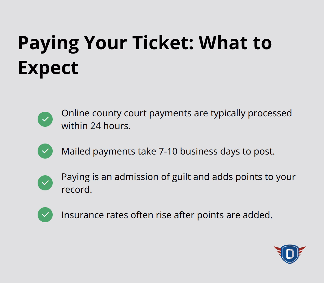 Quick facts about paying a Florida traffic ticket and its impact.